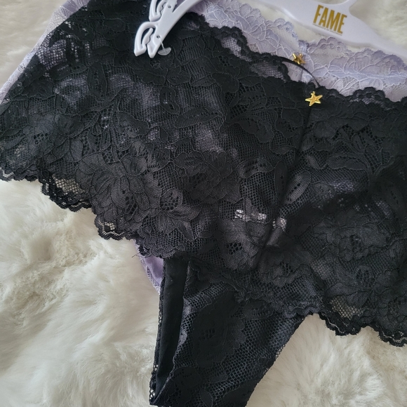 🪻FREDERICKS OF HOLLYWOOD BRAND NEW 3-PACK LACE CHEEKY SIZE S - Picture 6 of 10